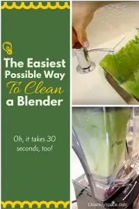 30 Second Blender Clean Up